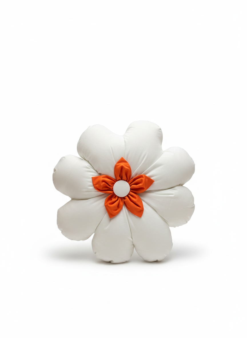 Flower Pillow – 8 Petals with 5 Petal Bow