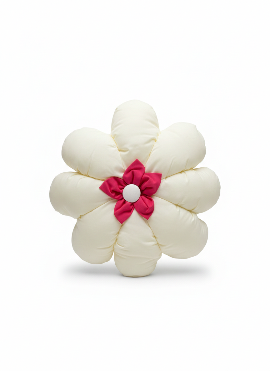 Flower Pillow – 8 Petals with 5 Petal Bow