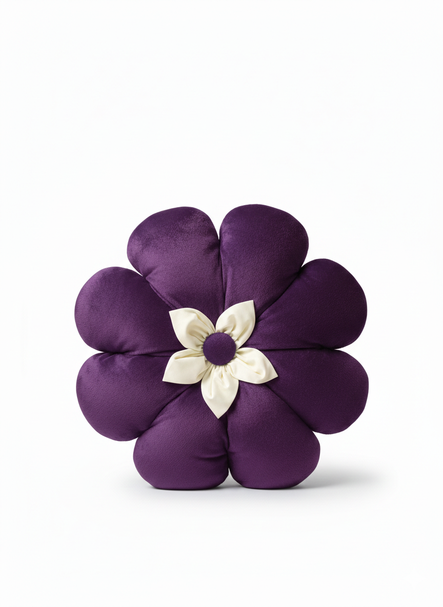 Flower Pillow – 8 Petals with 5 Petal Bow