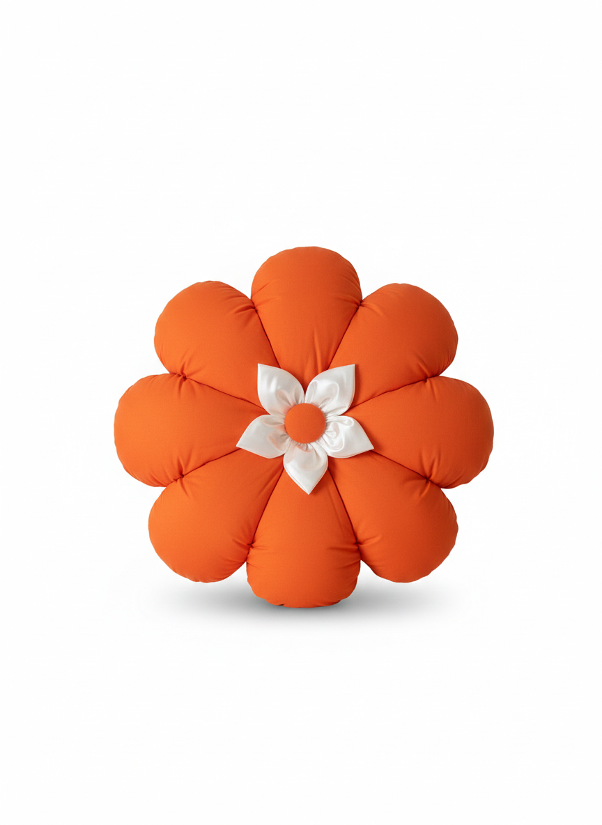 Flower Pillow – 8 Petals with 5 Petal Bow