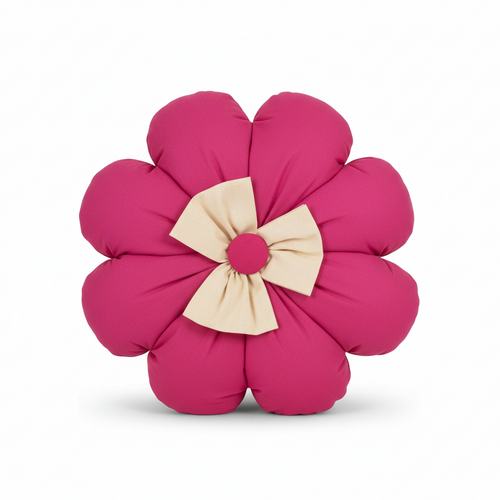Flower Pillow – 8 Petals with 3 Petal Bow