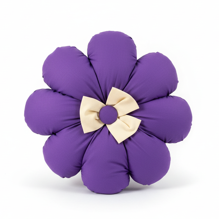 Flower Pillow – 8 Petals with 3 Petal Bow