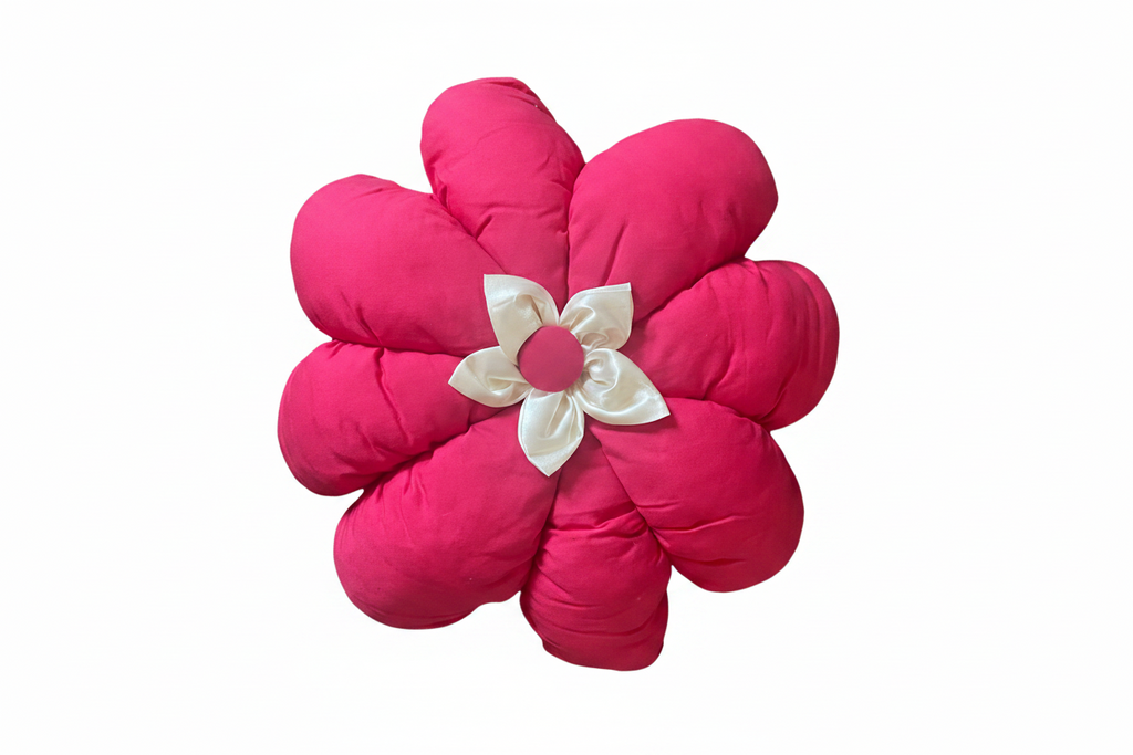 Flower Pillow – 8 Petals with 5 Petal Bow